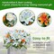 Headstone Flower Saddle, Silks Artificial Cemetery Flowers for Grave-Realistic White Lily & Rose Flower Arrangement for Outdoor Memorial Decorations, Large & Easy Fit
